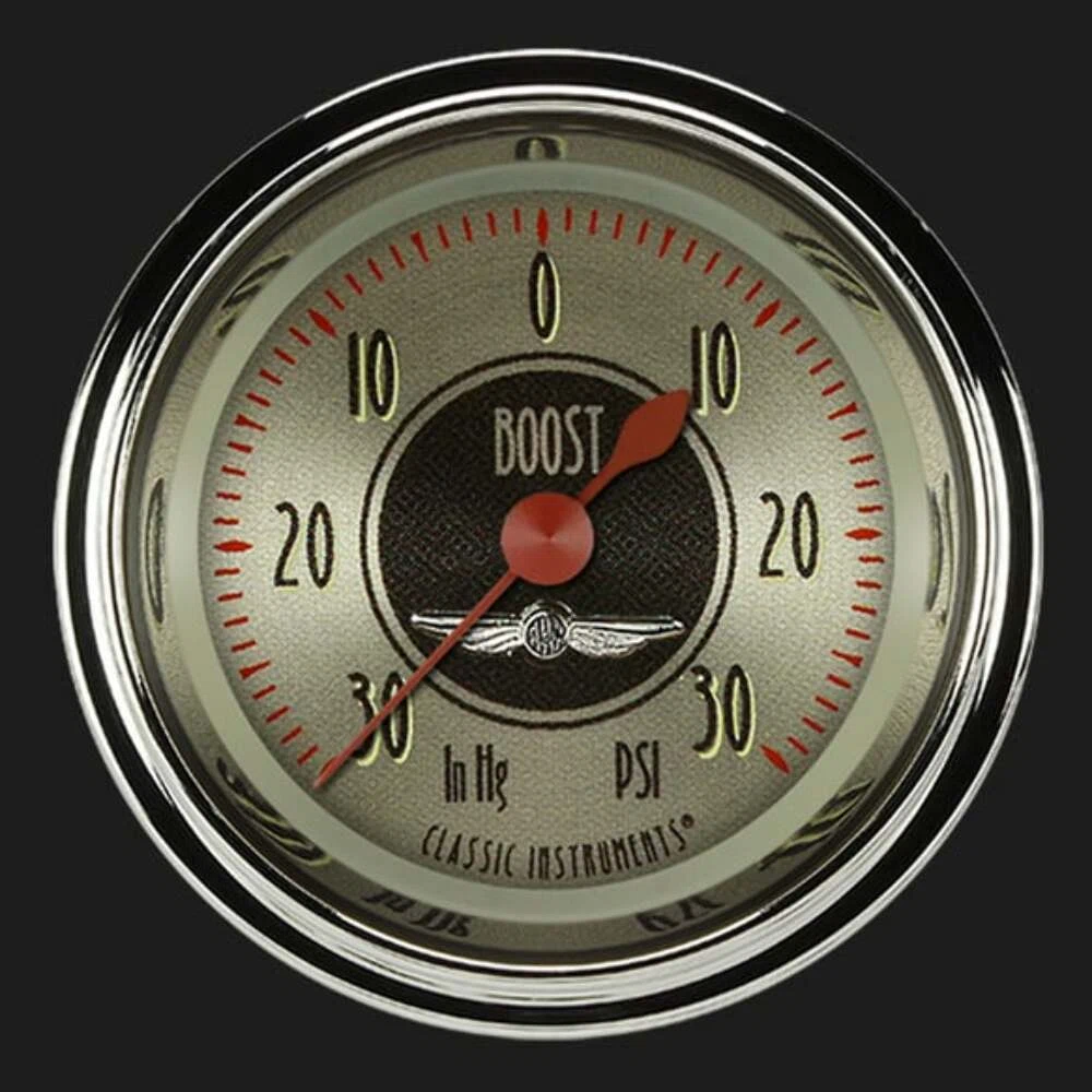 All American Nickel 2 1_8_ Boost_Vac Gauge AN141SHC